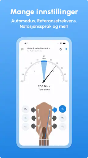 Gitar Tuner - LikeTones screenshot