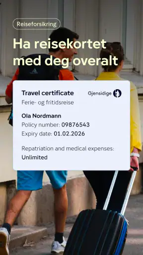 Gjensidige screenshot