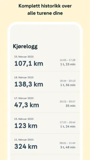 Gjensidige Øvelseskjøring screenshot