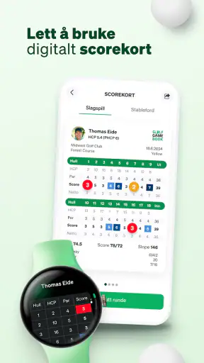 Golf GameBook Scorekort & GPS screenshot