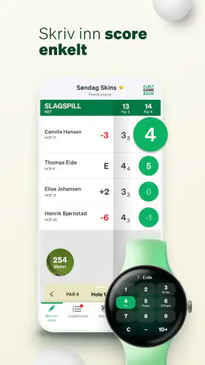 Golf GameBook Scorekort & GPS screenshot