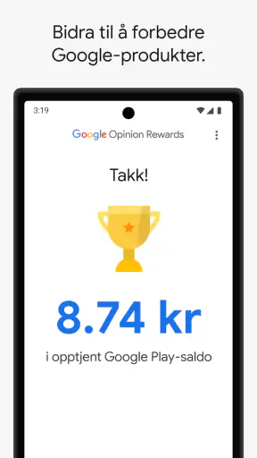 Google Belønning for meninger screenshot