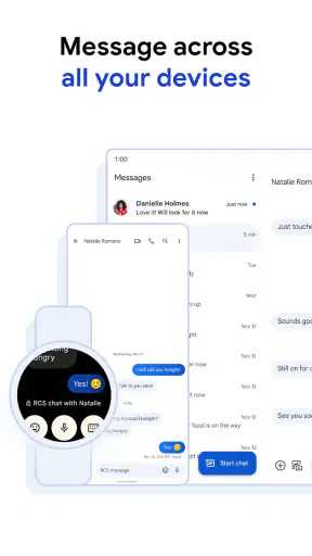 Google Meldinger screenshot