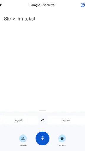 Google Oversetter screenshot