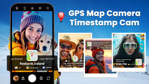 GPS-kamera: Tidsstempelkart screenshot