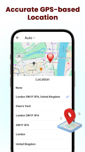 GPS-kamera: Tidsstempelkart screenshot