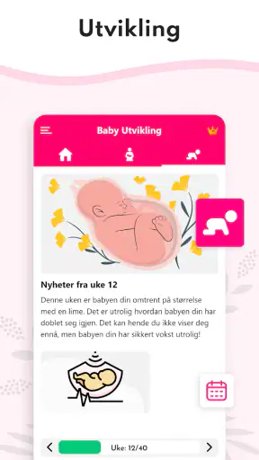 Graviditets kalender Ukentlig screenshot