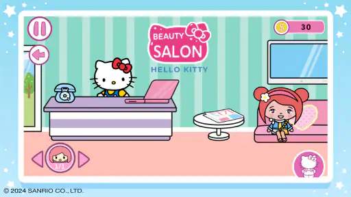 Hello Kitty: Skjønnhetssalong screenshot