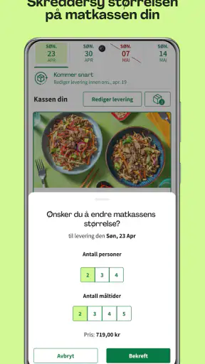 HelloFresh: Enkel og god mat screenshot