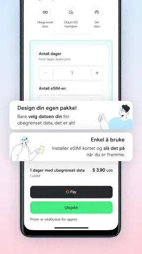 Holafly eSIM: Ubegrenset data screenshot