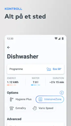 Home Connect screenshot