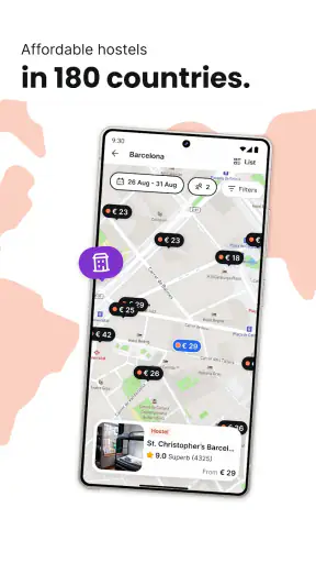Hostelworld: Hostel Travel App screenshot