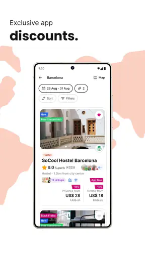Hostelworld: Hostel Travel App screenshot