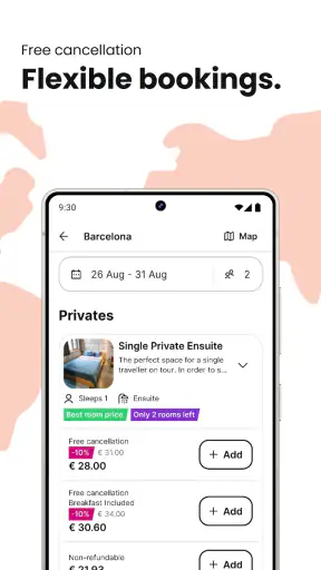 Hostelworld: Hostel Travel App screenshot