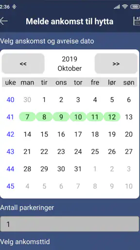 Hyttetjenester Basis screenshot