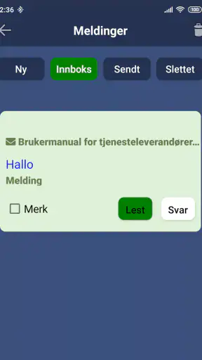 Hyttetjenester Basis screenshot