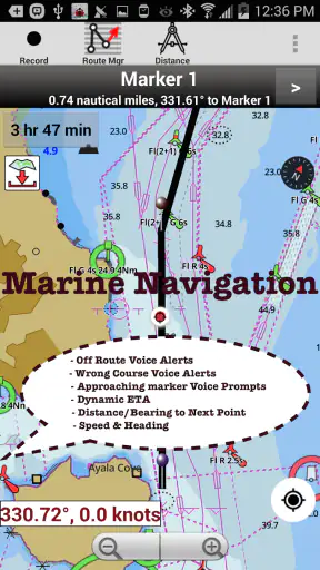 i-Boating: Innsjø- og sjøkart screenshot