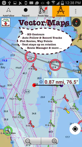 i-Boating: Innsjø- og sjøkart screenshot