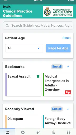 iCPG: UK Ambulance Services screenshot