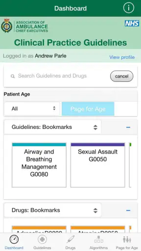 iCPG: UK Ambulance Services screenshot