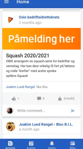IdrettenOnline screenshot