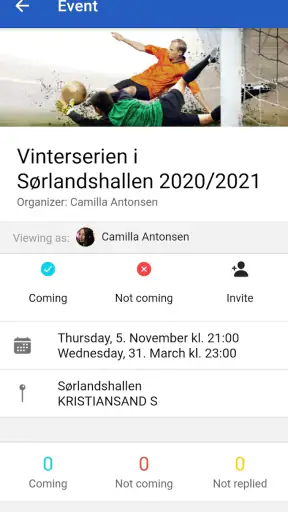 IdrettenOnline screenshot