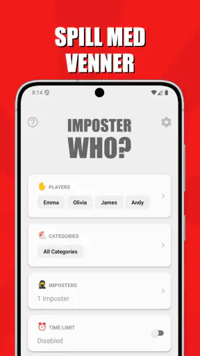 Imposter Who? - Ordspill screenshot