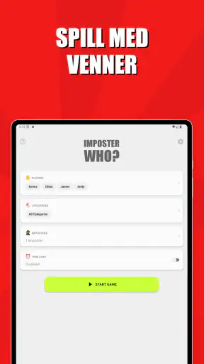 Imposter Who? - Ordspill screenshot