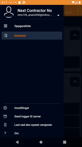 in4mo Task Reporter screenshot