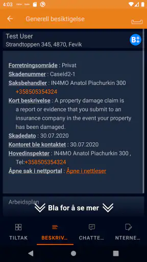 in4mo Task Reporter screenshot