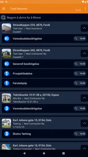 in4mo Task Reporter screenshot