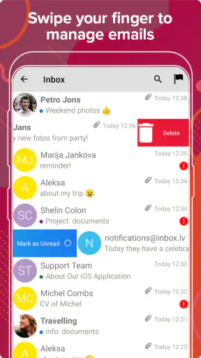 Inbox.lv screenshot
