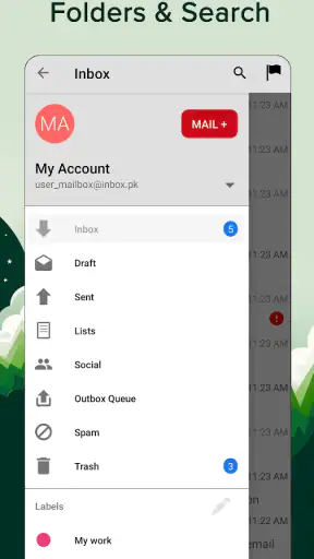 Inbox.pk email screenshot