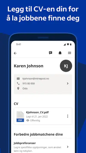 Indeed jobbsøk screenshot