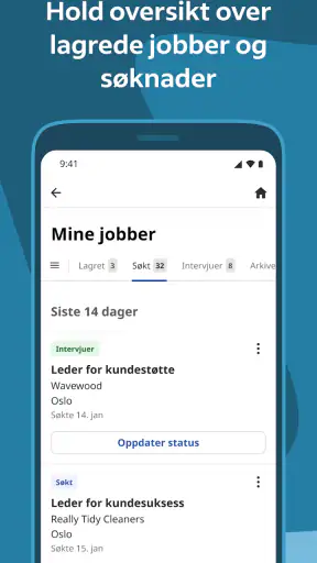 Indeed jobbsøk screenshot