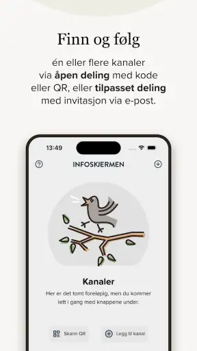 Infoskjermen Go screenshot