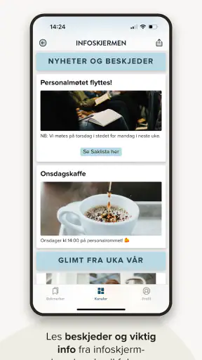 Infoskjermen Go screenshot