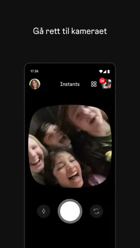 Instants, en Instagram-app screenshot