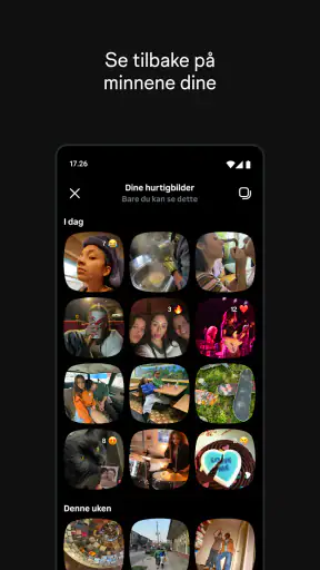 Instants, en Instagram-app screenshot