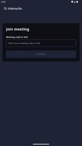 Interactio screenshot