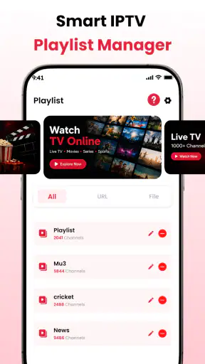 IPTV Online Player: Live TV screenshot