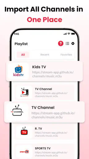 IPTV Online Player: Live TV screenshot