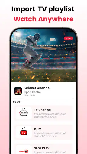 IPTV Online Player: Live TV screenshot