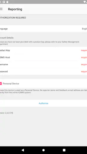 IQSMS Reporting screenshot