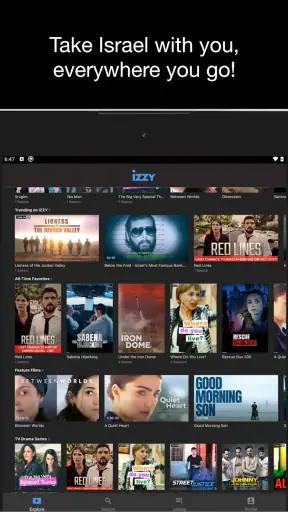 IZZY - Stream Israel screenshot
