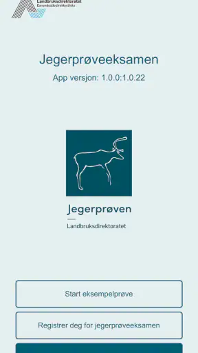 Jegerprøveeksamen screenshot