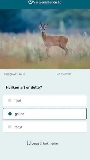 Jegerprøveeksamen screenshot