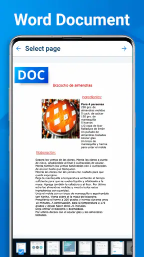 Kamera oversetter - bilde, PDF screenshot