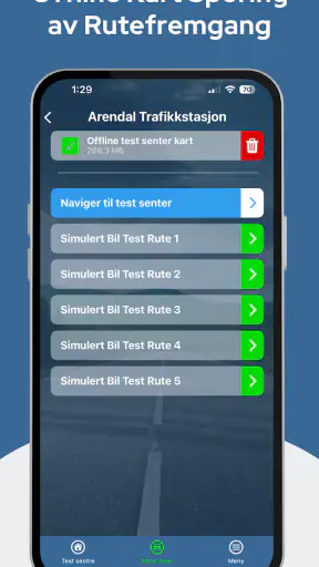 Kjøreruter Oppkjøring screenshot