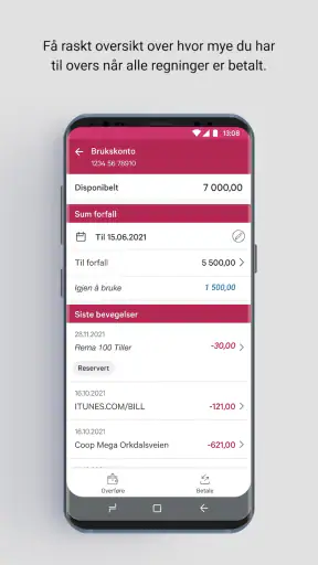 KLP Mobilbank screenshot